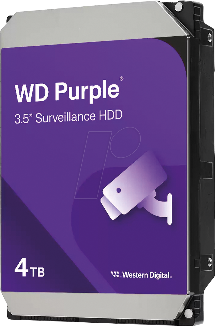 0718037905778 - Purple Surveillance 44PURZ - hard drive - 4 TB - SATA 6Gb s - 4TB - Festplatten - WD44PURZ - SATA-600 - 35