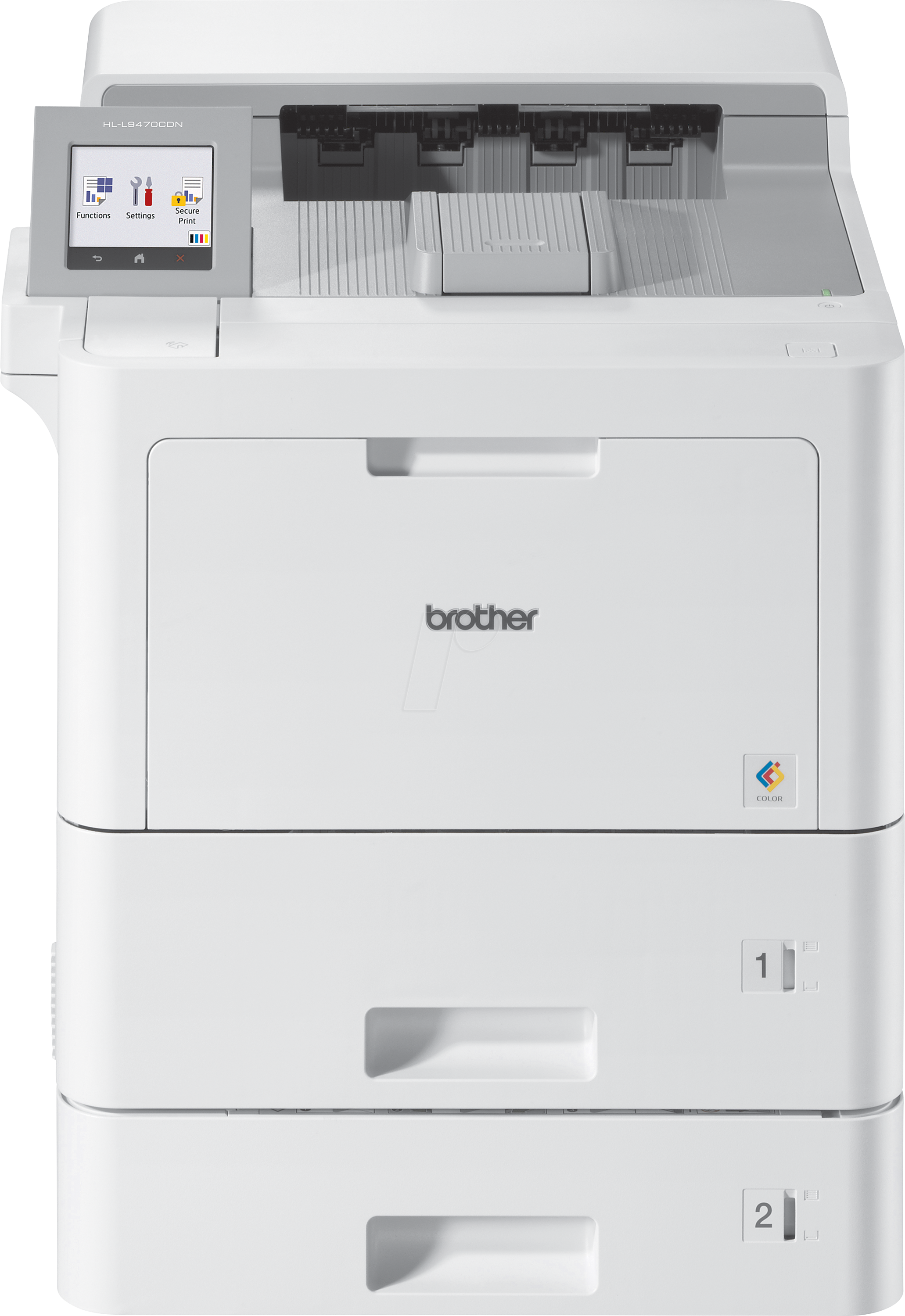 BRO HLL9470CDNT - Farblaserdrucker, LAN, 40 S/min., 2 Papierkassetten