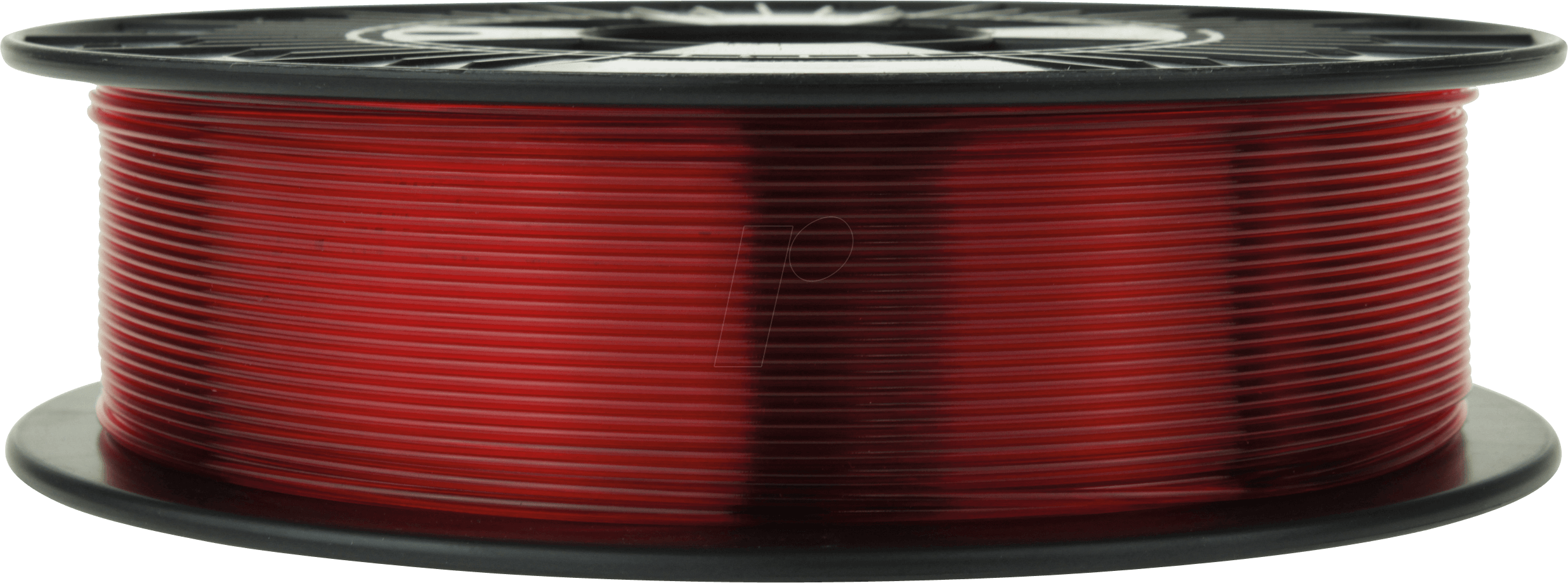 M4P 29400511141 - PETG-Filament, 1,75 mm, Transparent Rot, 0,75 kg