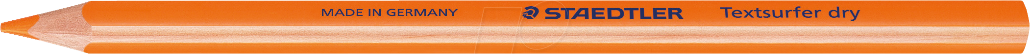 Staedtler Textmarker Textsurfer dry, 128 64-4, orange, 4mm Rundspitze 4007817110102 Staedtler