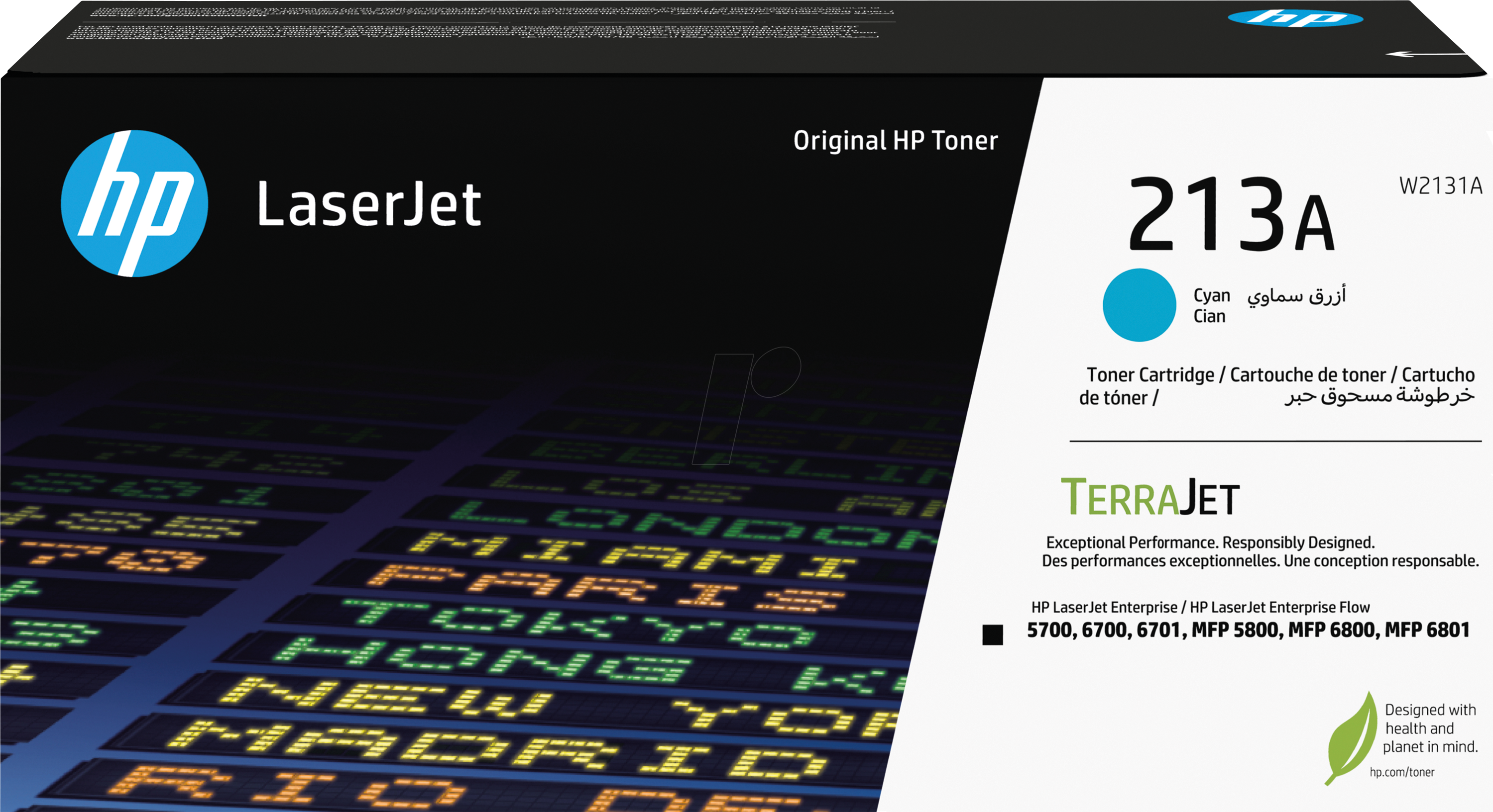 Image of HP 213A / W2131A - Cyan Toner