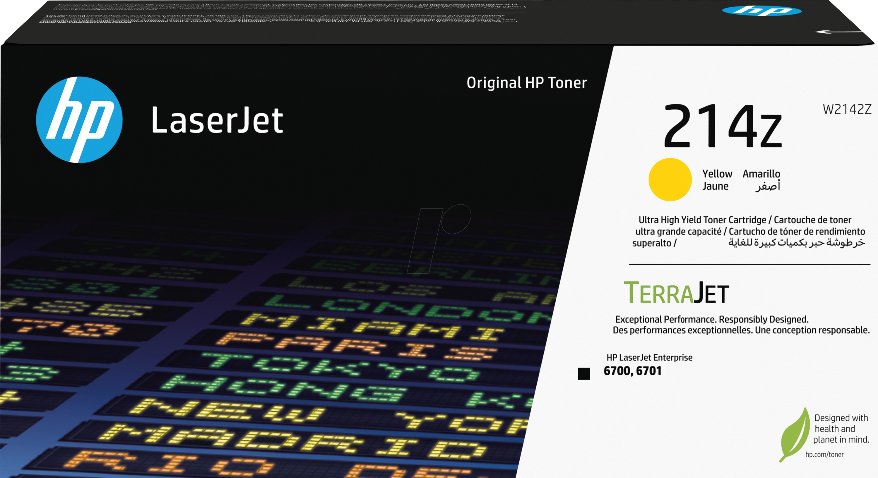Image of TONER W2142Z - HP-Toner, gelb, 214Z, original