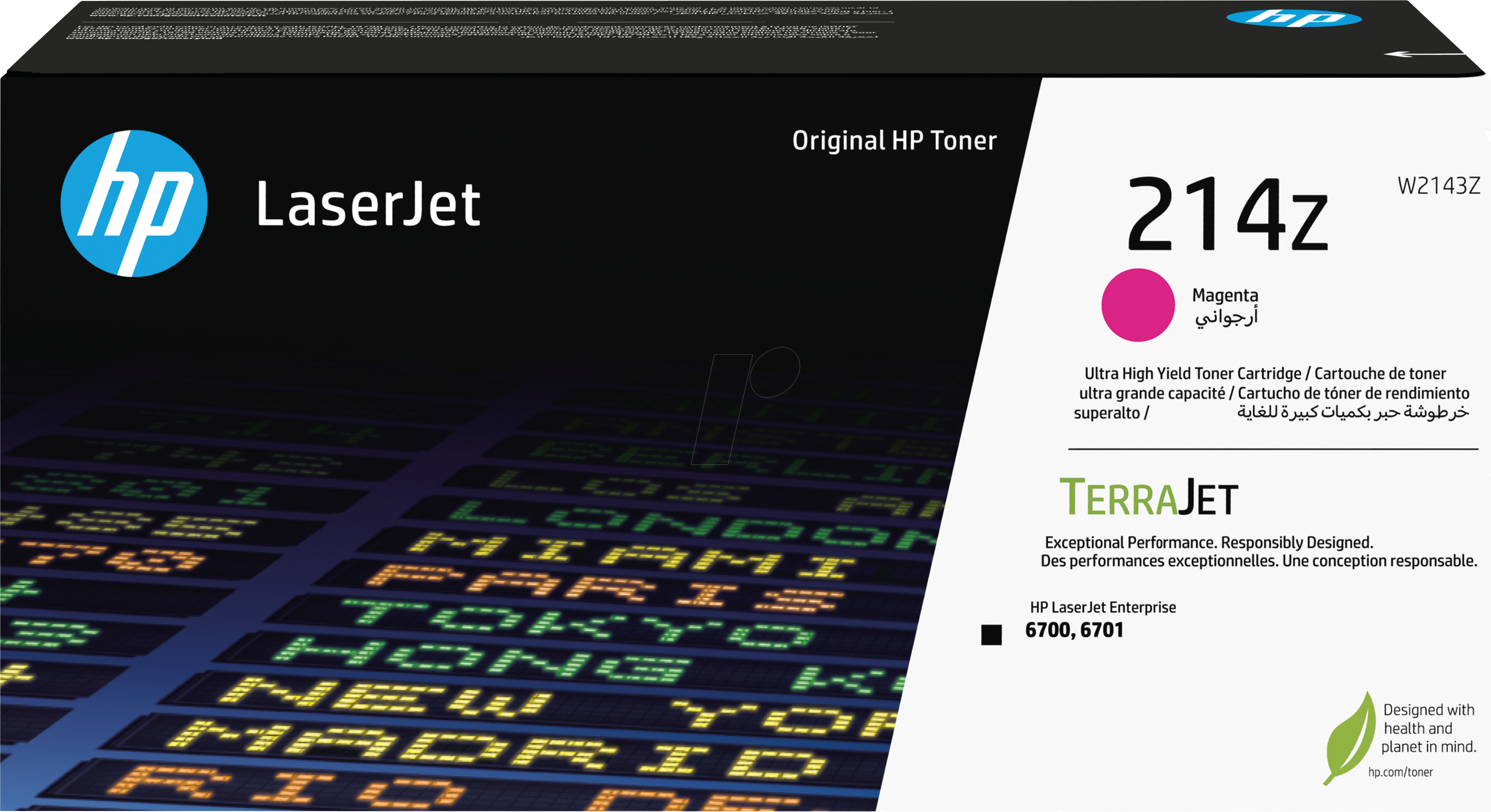 Image of TONER W2143Z - HP-Toner, magenta, 214Z, original