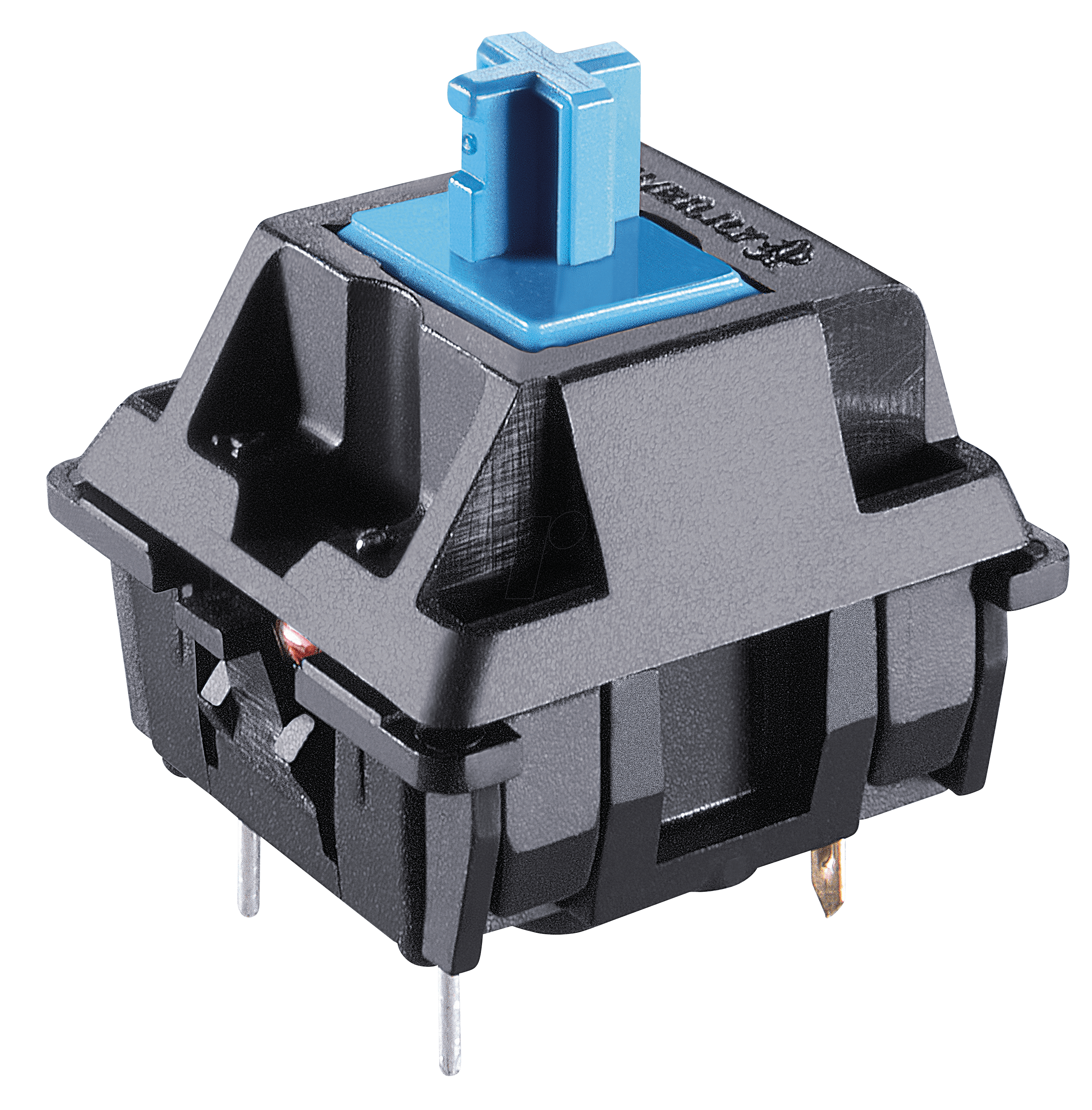 10 Pezzi Interruttori Blu Per Tastiera Meccanica - MX Blue Switch, Montaggio Su Piastra, Custodia Trasparente Per RGB