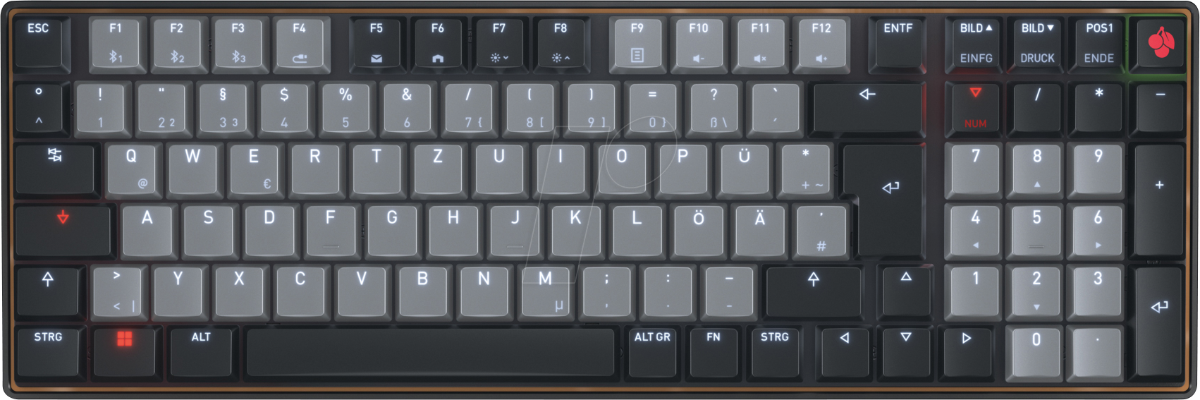 4025112119460 - G8A-25510HOADE-2 - Tastatur Bluetooth Funk MX Low Profile 20 Schalter