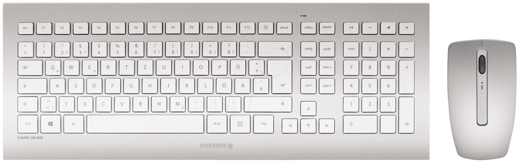 JD-0310DE - Tastatur-/Maus-Kombination, USB, DW 8000