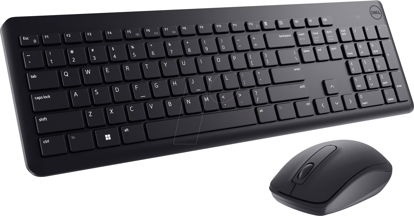 5397184621011 - Keyboard and Mouse KM3322W - keyboard and mouse set - QWERTZ - German - black - with 3-year NBD Advanced Exchange Input Device - Tastatur & Maus Set - Deutsch - Schwarz