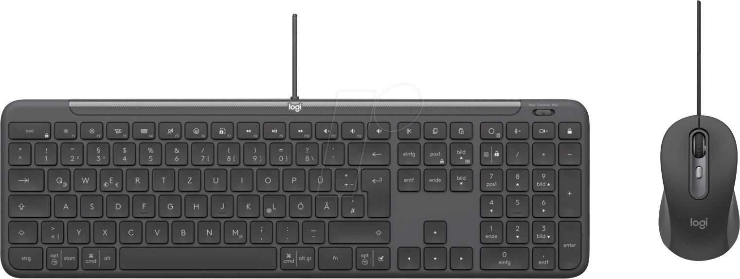 Image of LOGITECH MK620FB - Tastatur-/Maus-Kombination, USB-C, schwarz