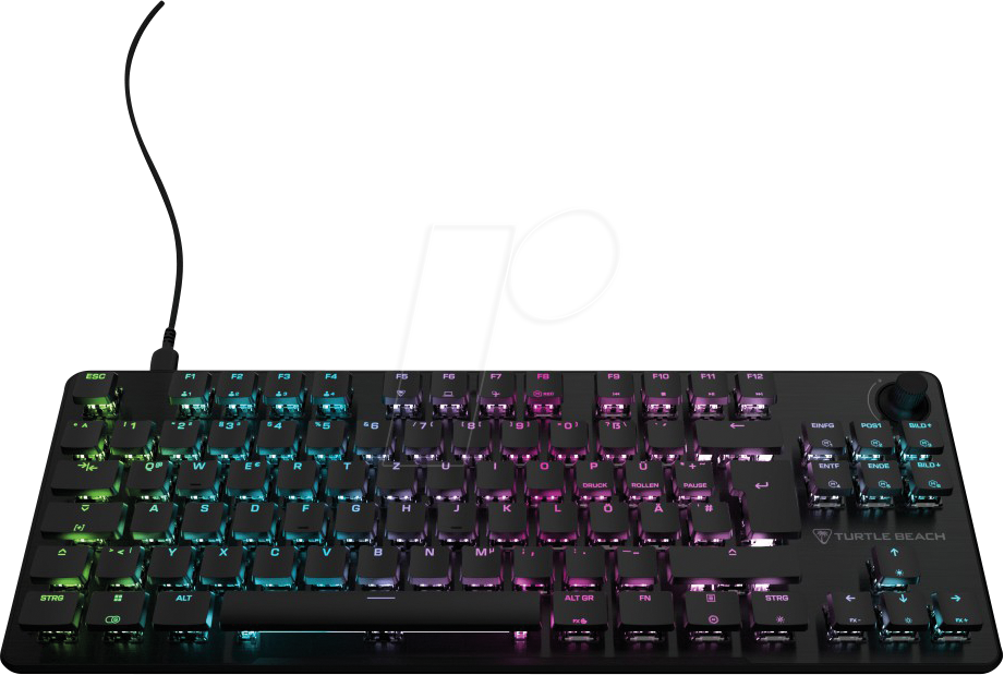 TBK-2003-02-DE - Gaming-Tastatur, USB, RGB, schwarz, DE, Hot Swap