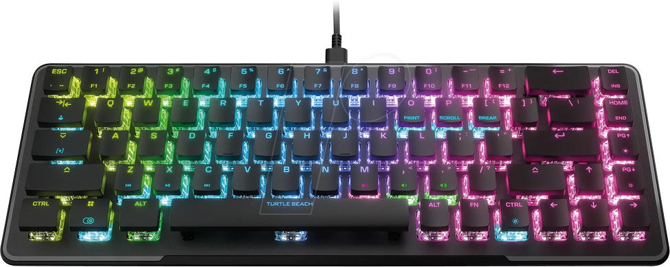 TBK-3001-01-US - Gaming-Tastatur, USB, RGB, linear, schwarz,  US
