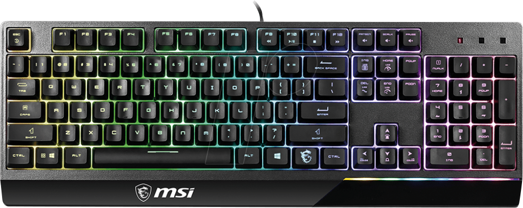 4719072649104 - Vigor GK30 USB Gaming-Tastatur Beleuchtet Multimediatasten Deutsch QWERTZ Windows® Schwarz