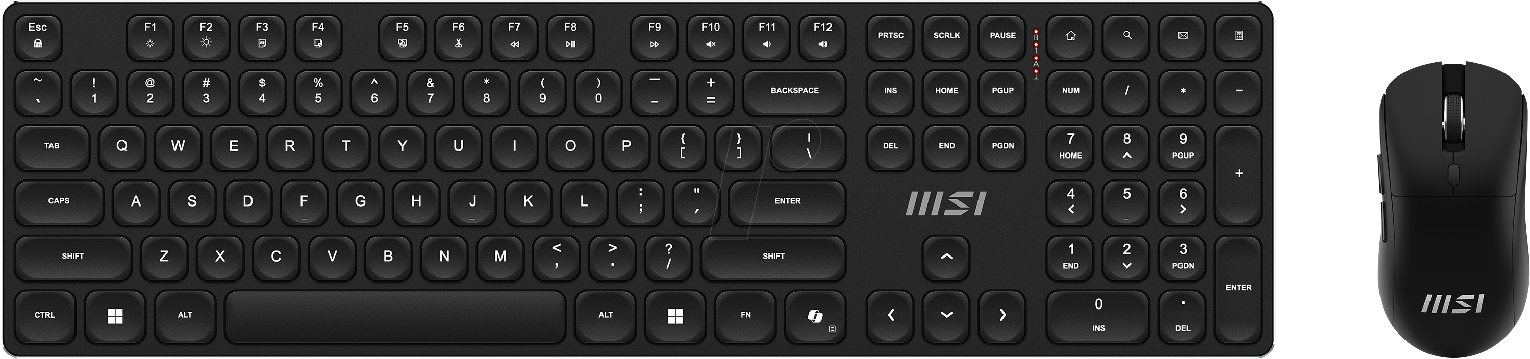 4711377367080 - K210C SW - Tastatur- Maus-Kombination Funk Layout DE schwarz