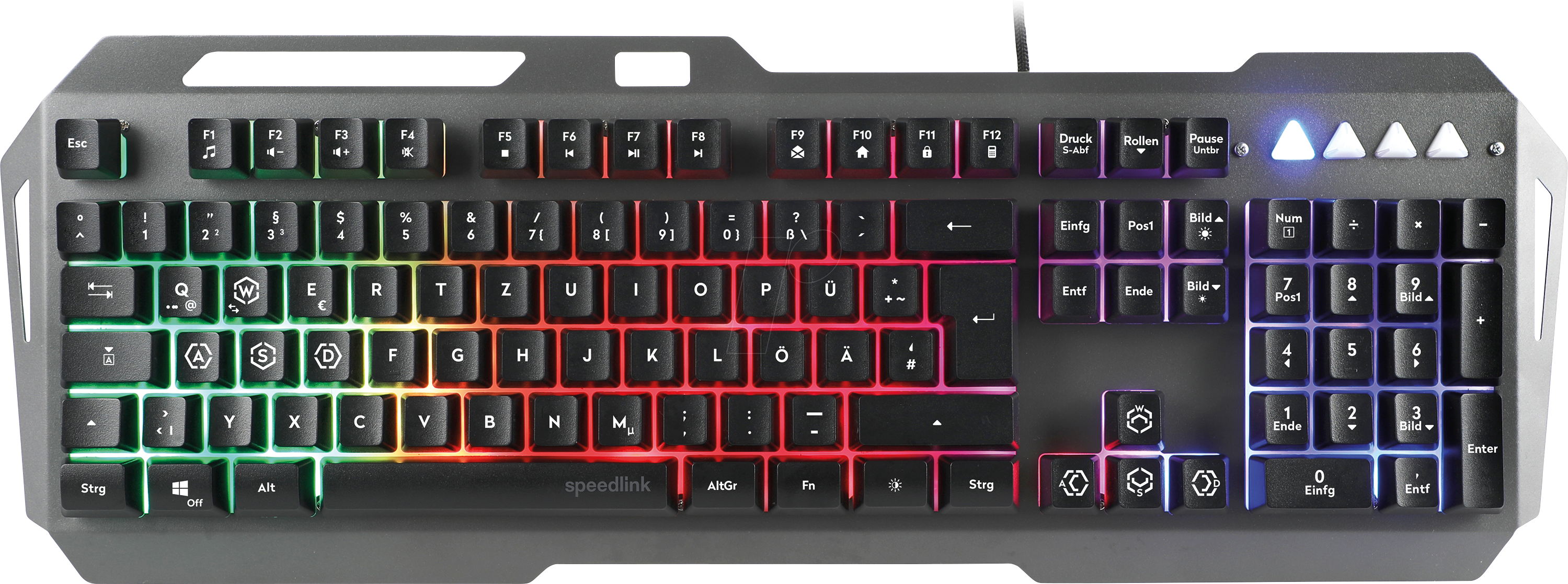 SL-670006-BK - Gaming-Tastatur, USB, RGB