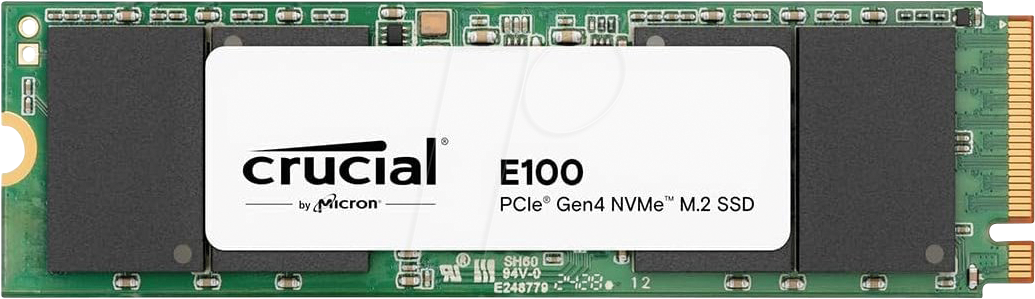CT1000E100SSD8 - Crucial E100 PCIe 4.0 NVMe M.2 SSD 1 TB
