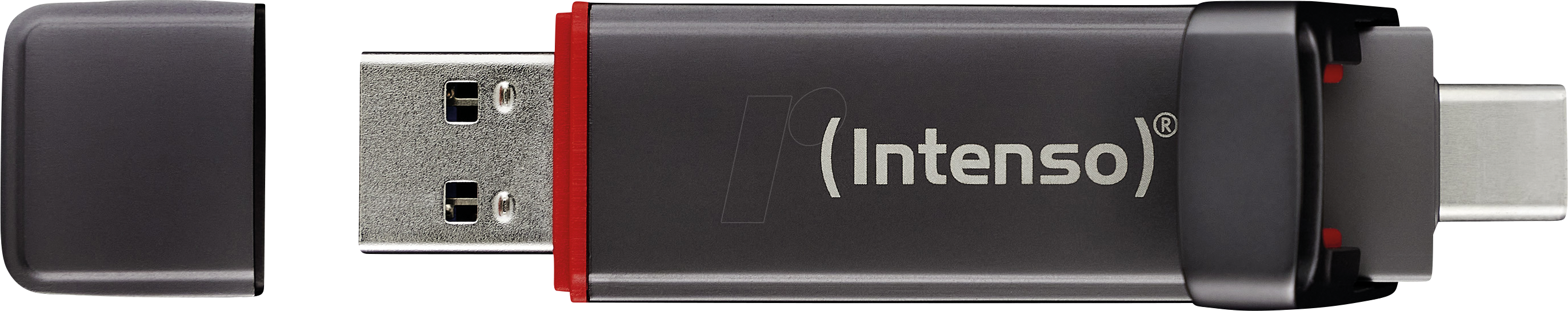 Festplatte Intenso 3850440 250GB SSD USB Type-A und Type-C 500MB/s Anthrazit