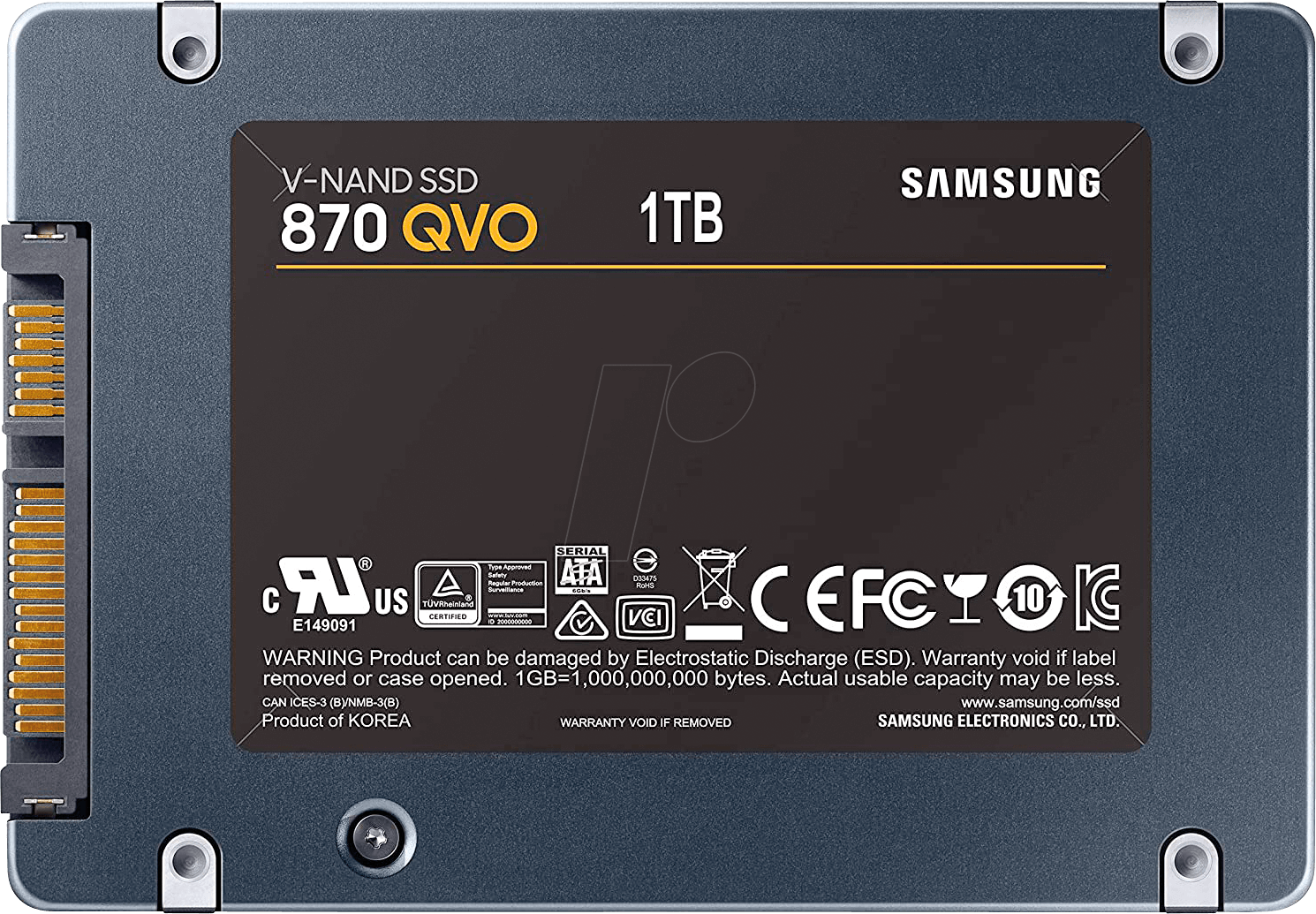 SAMSUNG Samsung SSD 870 QVO series, 1 TB | SSD 2.5 inch SATA at