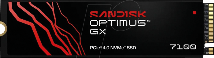 SANDISK Optimus GX 7100 SSD 500GB M.2 2280 PCIe Gen4 Internes Solid-State-Module