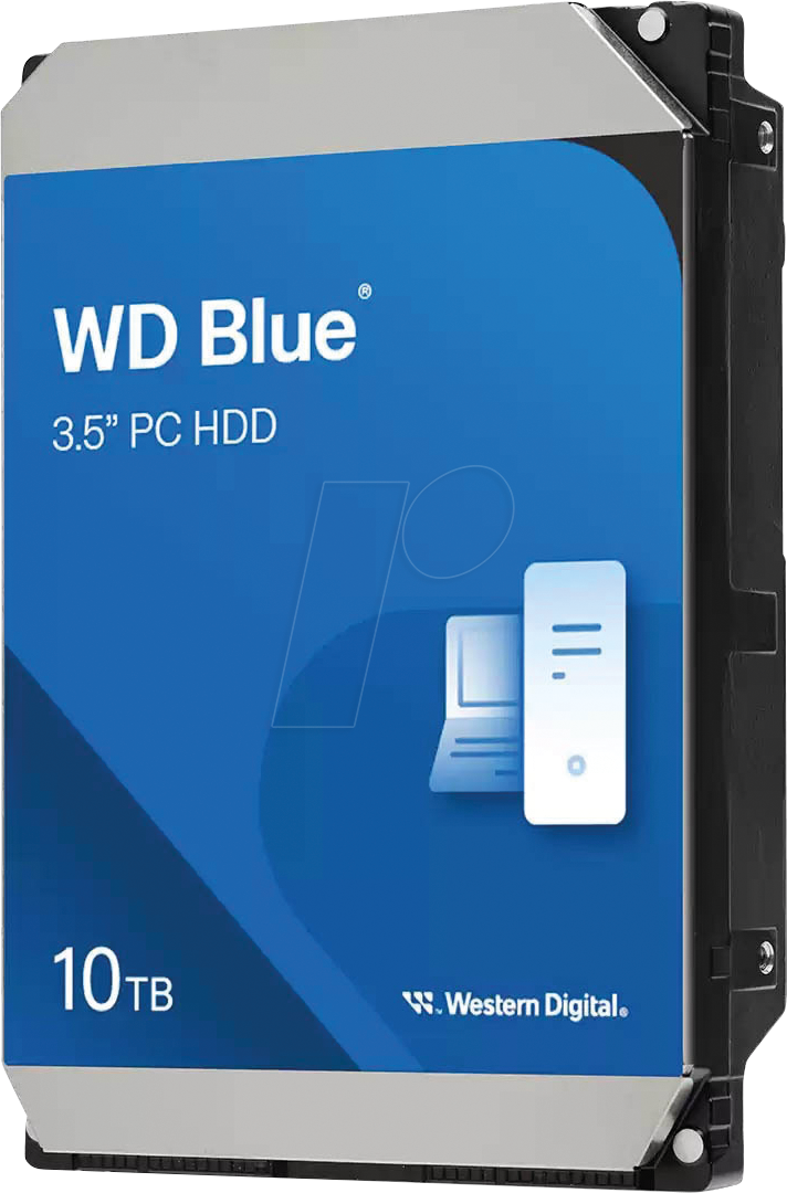 Image of WD Blue - 10TB - Festplatten - WD100EAGZ - SATA-600 - 3.5"