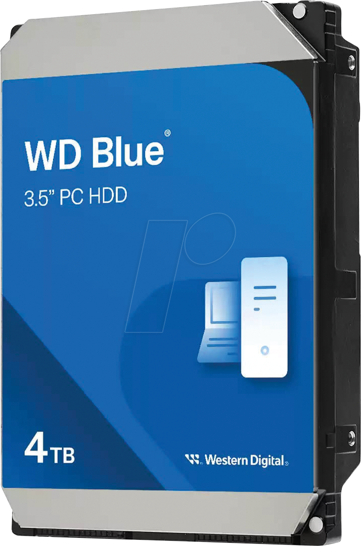 Image of WD Blue - 4TB - Festplatten - WD40EZZX - SATA-600 - 3.5"