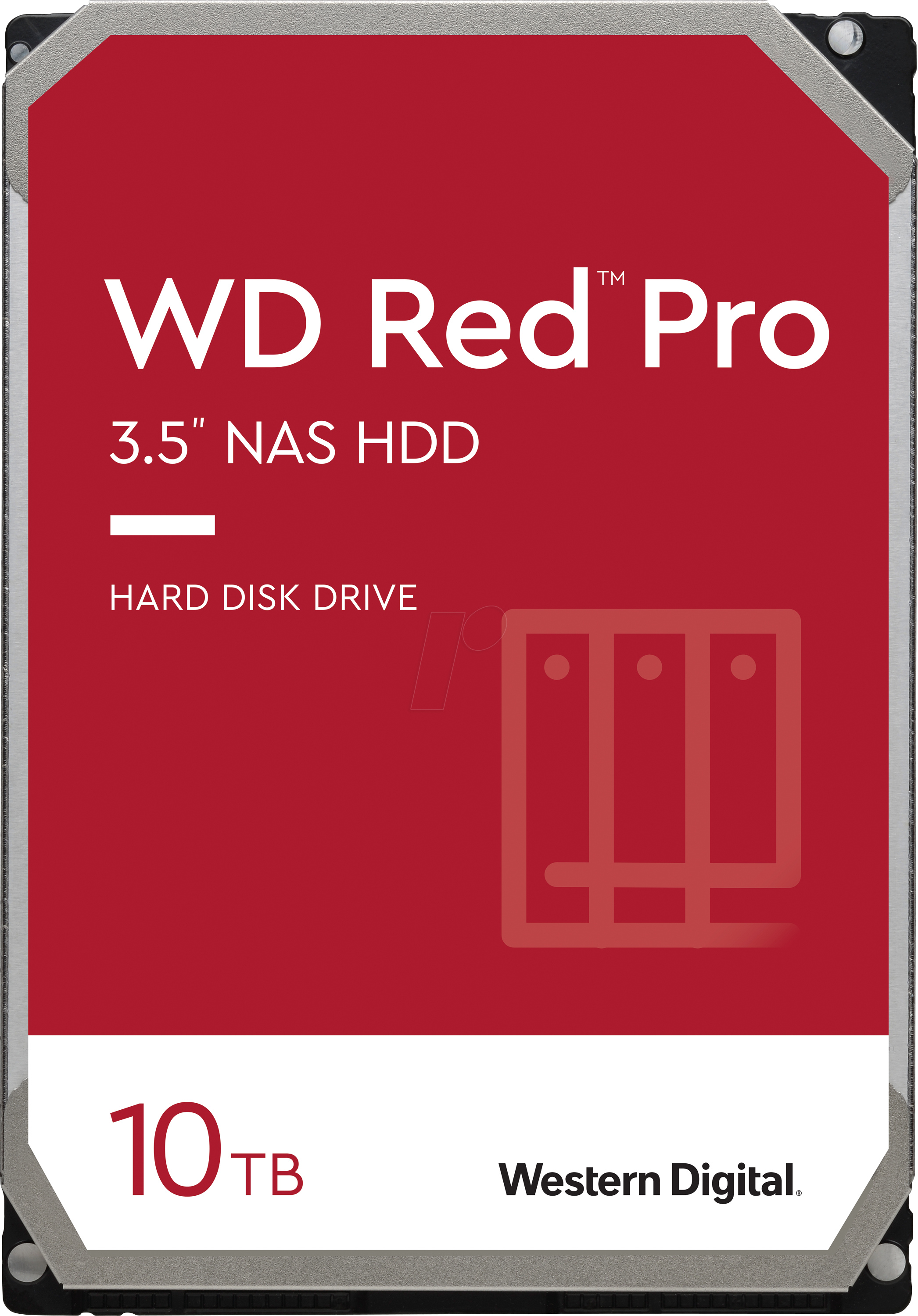 WD102KFBX: Disque dur 10 To WD RED PRO - NAS chez reichelt elektronik