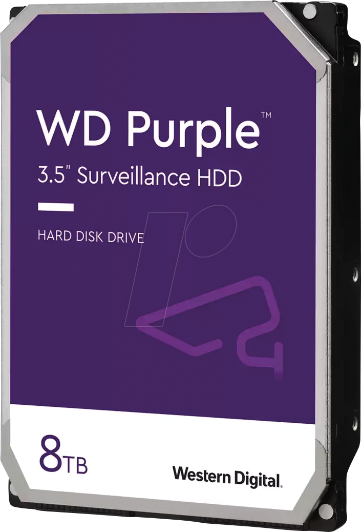 WD85PURZ - 8TB Festplatte WD Purple - Video