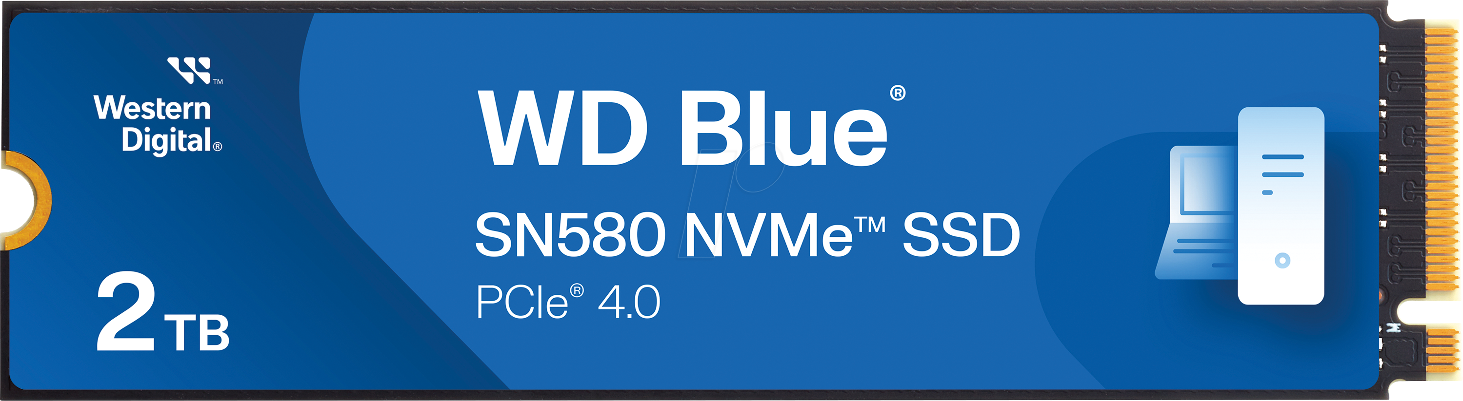 WDS200T3B0E - WD Blue SN580 NVMe-SSD, 2 TB, M.2