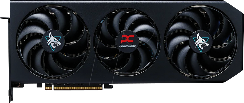 4713436175773 - PowerColor Radeon RX 9070 Hellhound OC - 16GB GDDR6 RAM - Grafikkarte