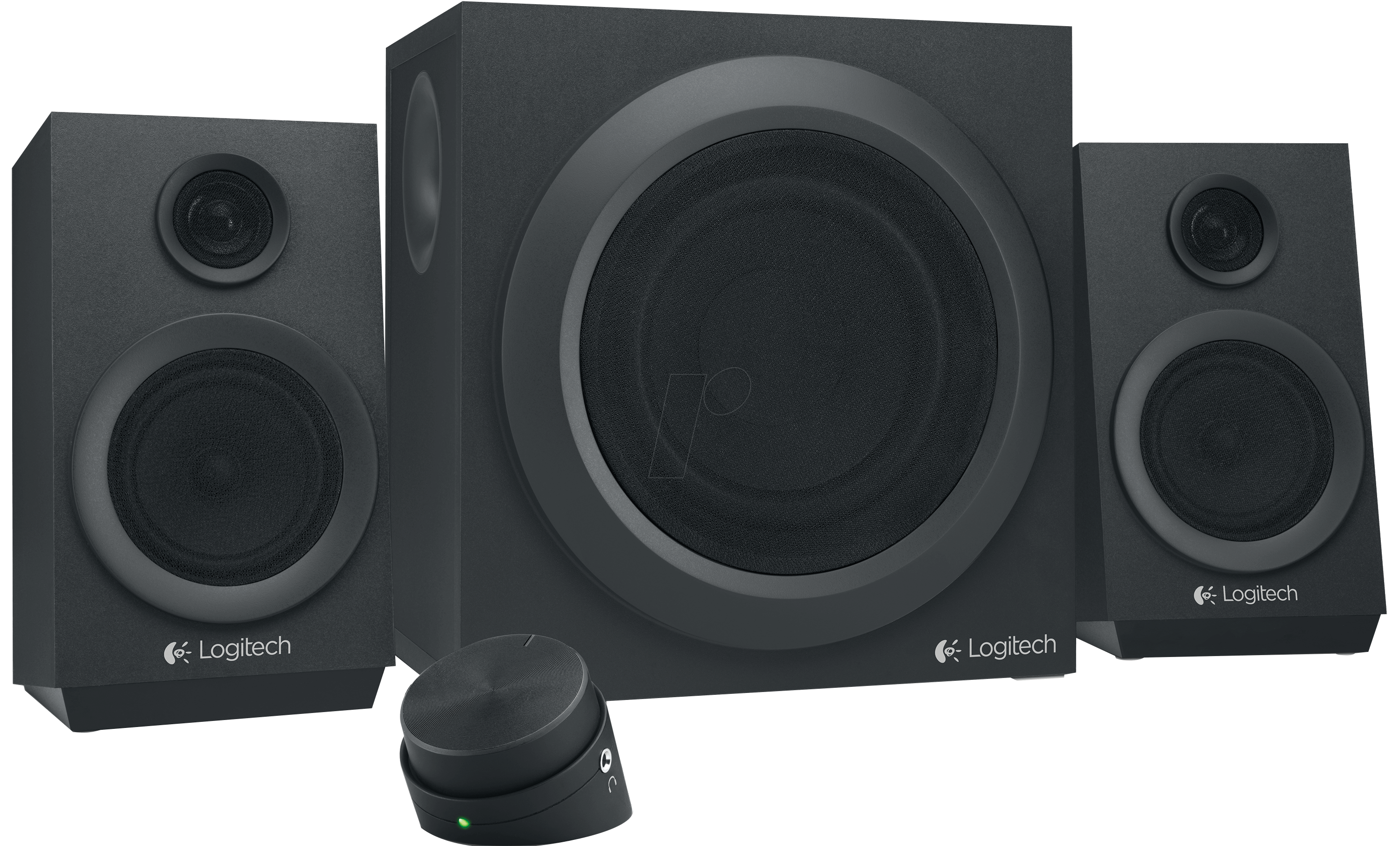 LOGITECH Z333 Logitech 2.1 Speaker System, black at reichelt elektronik