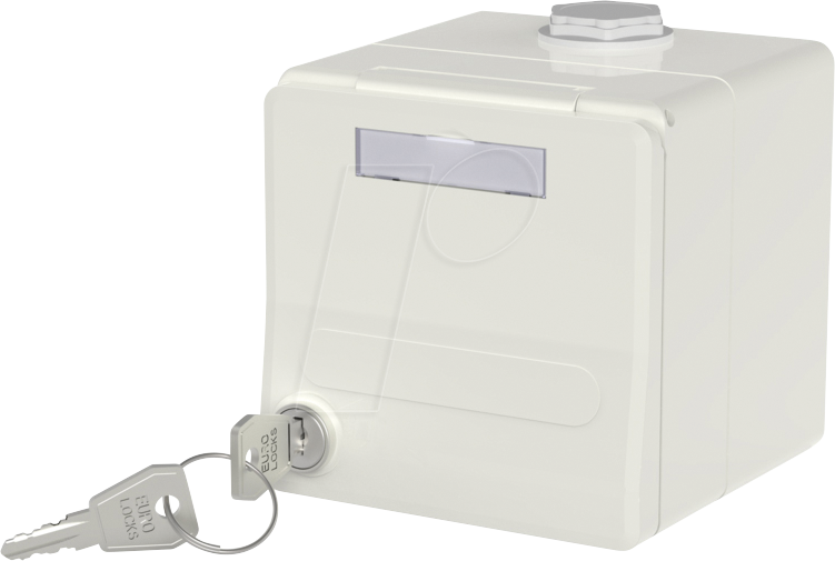 METZ CONNECT Module housing, IP44, surface-mounted, MC module, 2-port ...