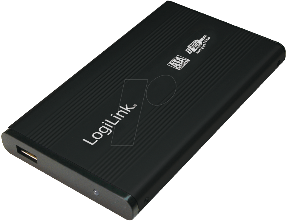 Externes Festplattengehäuse 2,5 Zoll USB 3.0 – Für HDD/SSD, Werkzeuglos, Schwarz