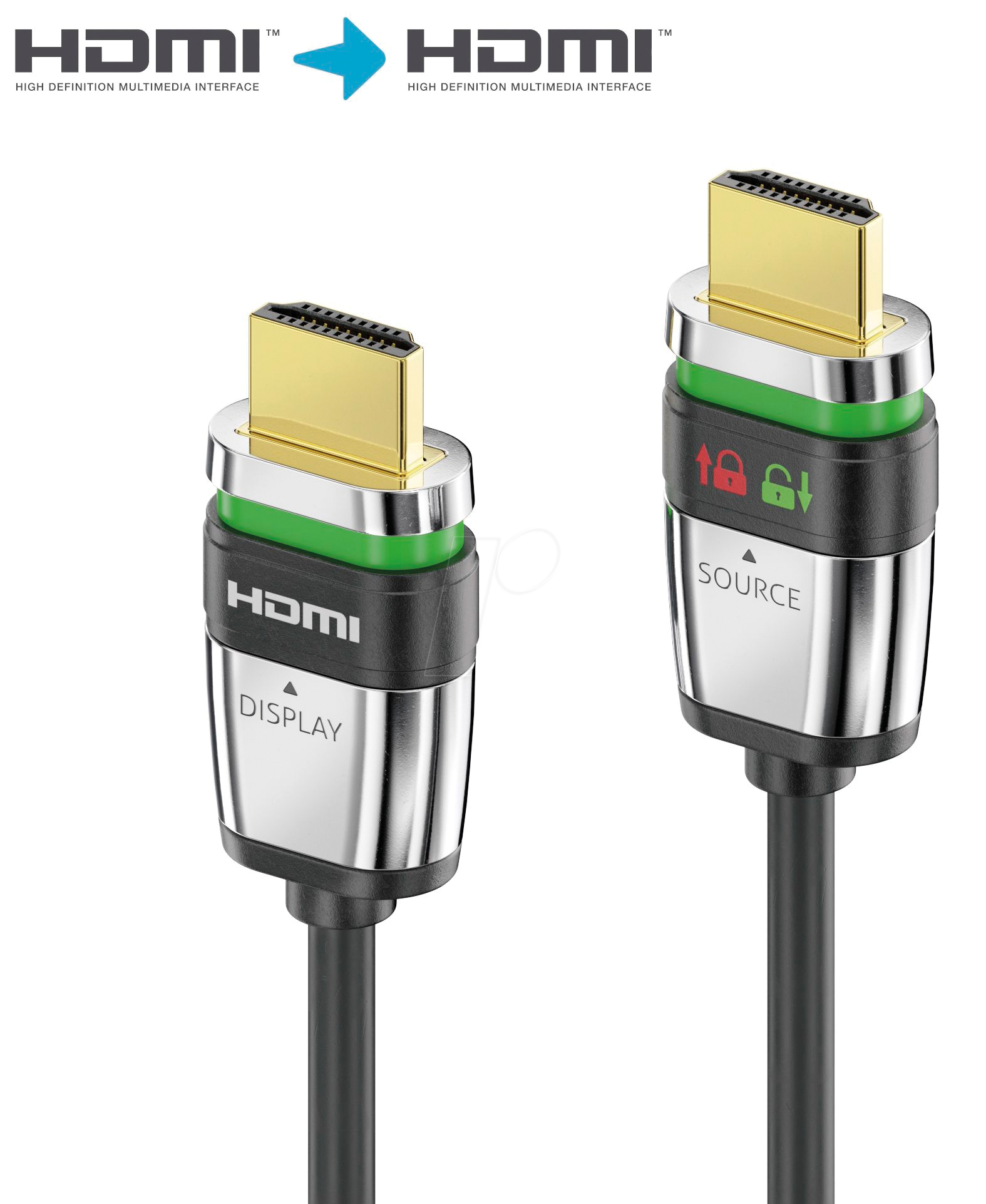 RIIEYOCA 4K HDMI-Spiralkabel Mit 90° Winkel – 18 Gbps, 4K@60Hz, Flexibel 0,3–0,7 M, Für Kameras, Monitore, Konsolen