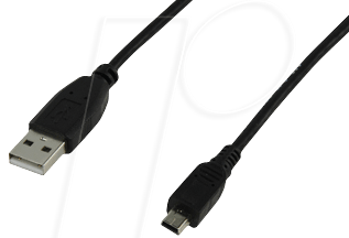 Image of AK 673-A5 - USB 2.0 Kabel, A Stecker auf Mini B Stecker, 5 m