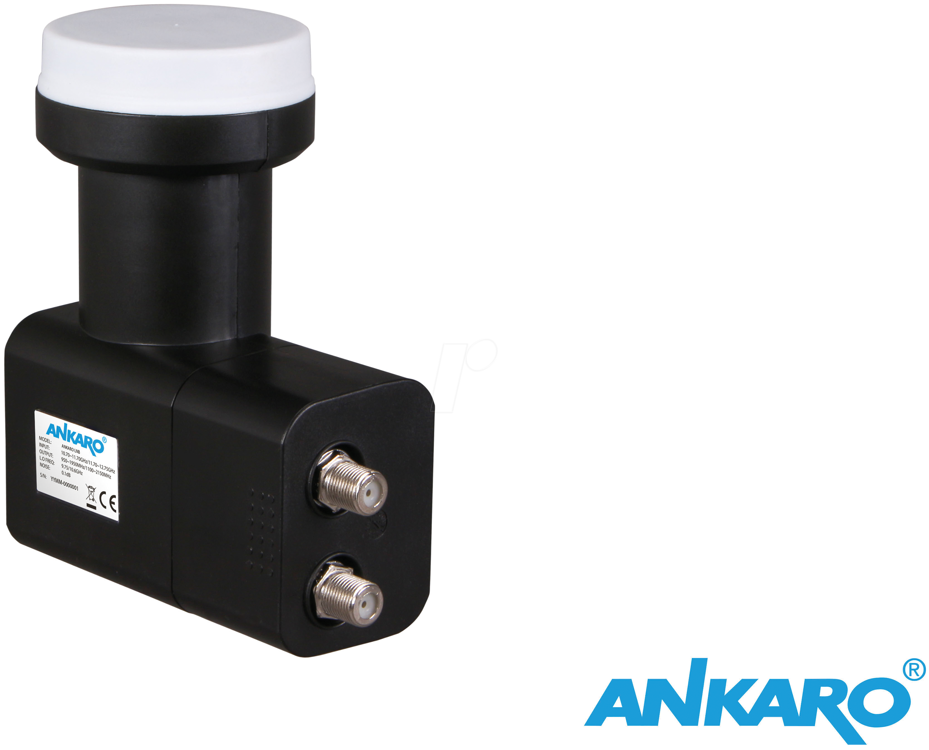 ANK LNC2002TWIN - LNB, Twin, 40 mm, UHD, 4K 3D geeignet