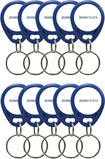 APO MFC-04 - RFID Keyfob, MIFARE Classic 1K, 13,56 MHz, 10 Stück