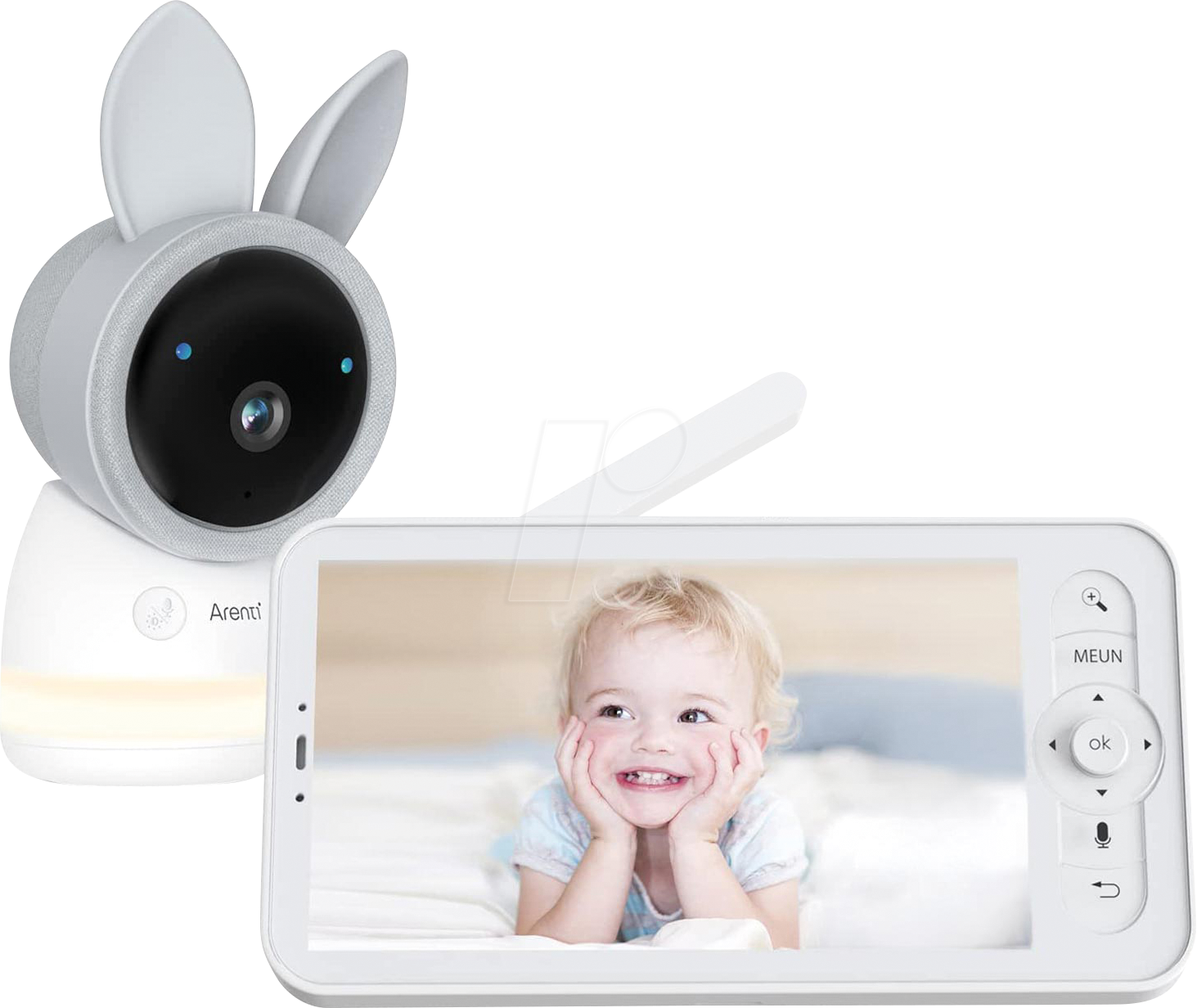 6974935721719 - AINANNY - Babyphone mit Kamera und 5-Farbdisplay