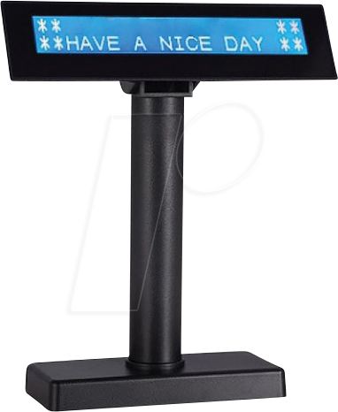 4062621340084 - ARTD LCD730U - Kundendisplay USB LCD dunkelgrau