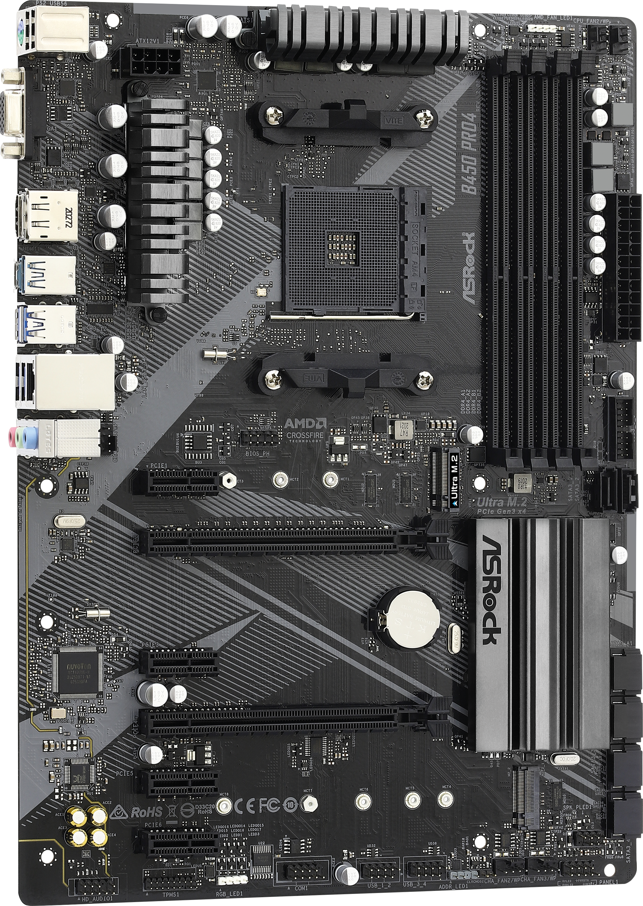 Asrock b450 sales pro4 ram