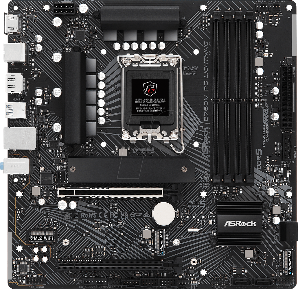 Image of ASR 90MXBM20 - ASRock B760M PG Lightning (1700)