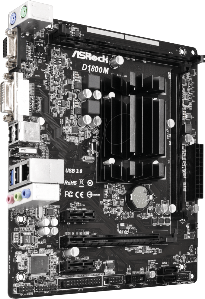Buy Asrock D1800M Motherboard Micro ATX Online