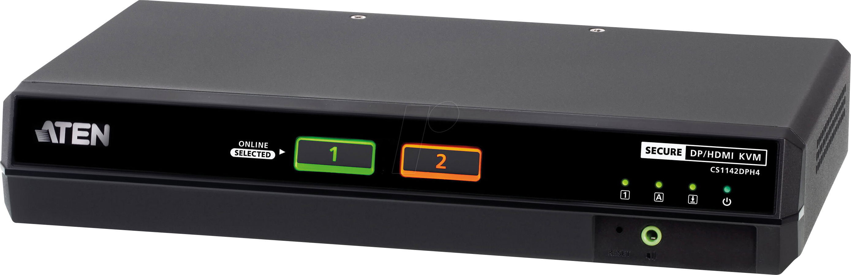 ATEN CS1142DPH4 - 2-Port USB 5K DisplayPort HDMI Dual-Display KVM Switch