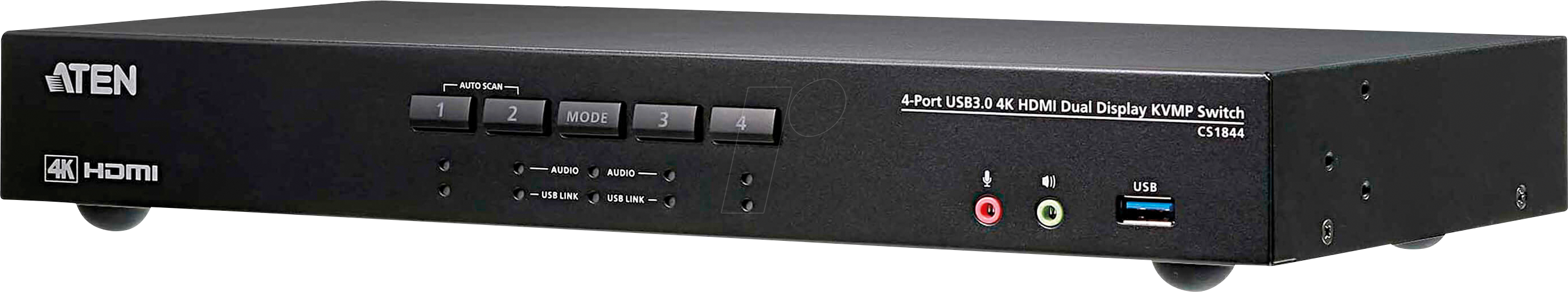 ATEN CS1844 - 4-Port KVM Switch, HDMI, USB, Audio