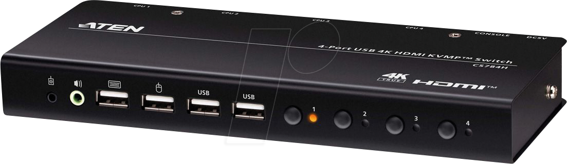 4710469349836 - ATEN CS784H - 4-Port KVM Switch HDMI