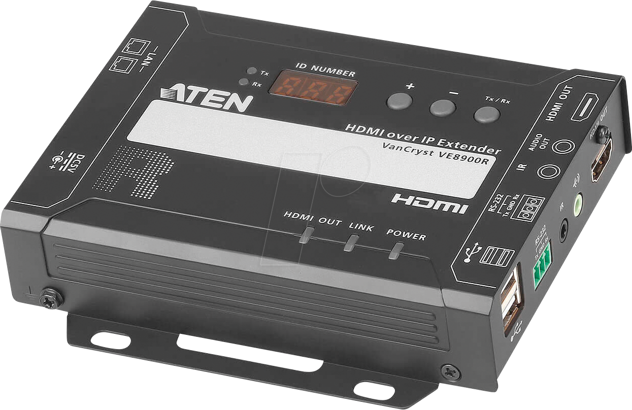 4719264645662 - ATEN VE8900R - AV Over IP Empfänger HDMI Audio RS-232 USB