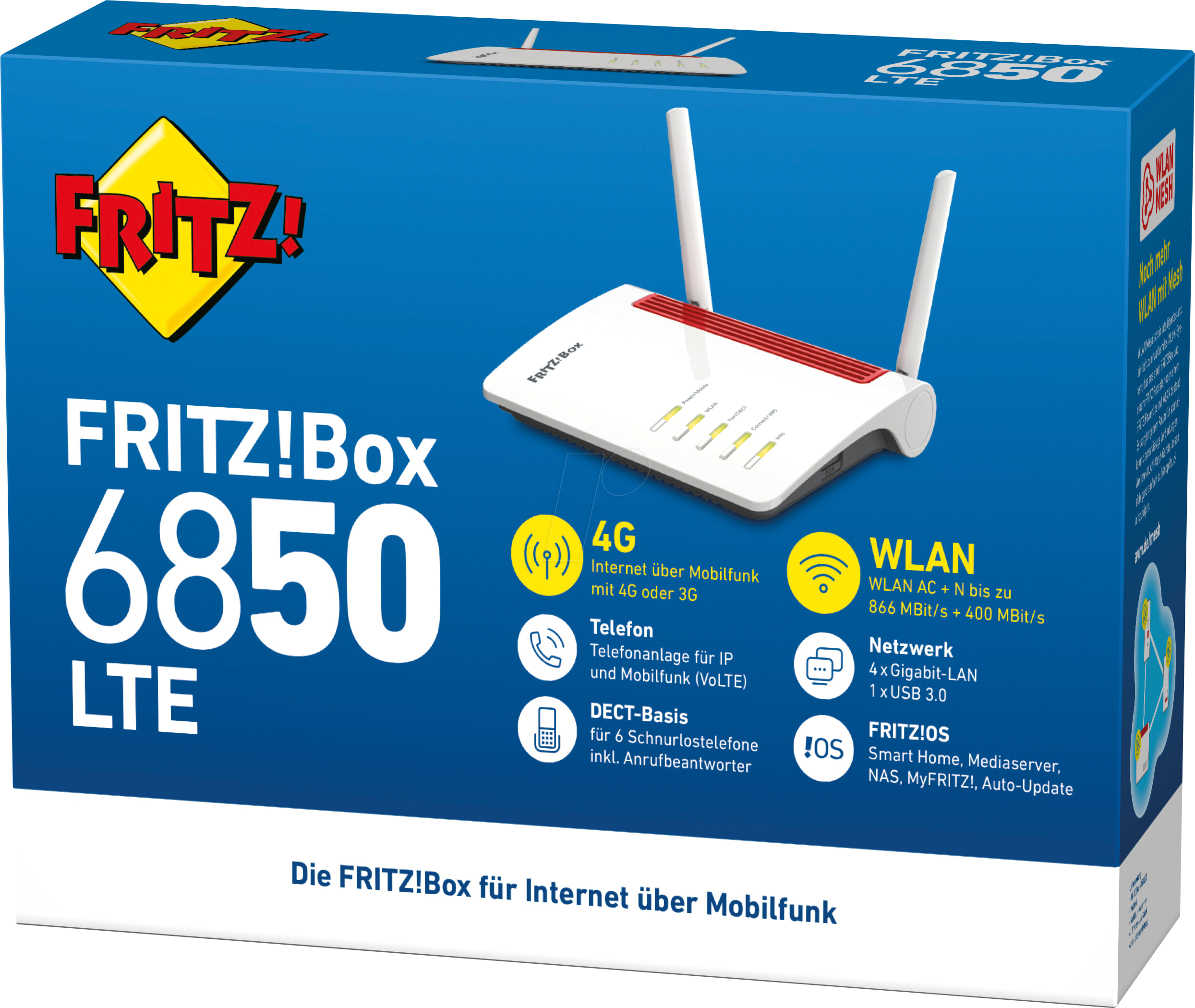 FRITZ! FRITZ!Box 6850 LTE | Rúteres WiFi / puntos de acceso a precios ...