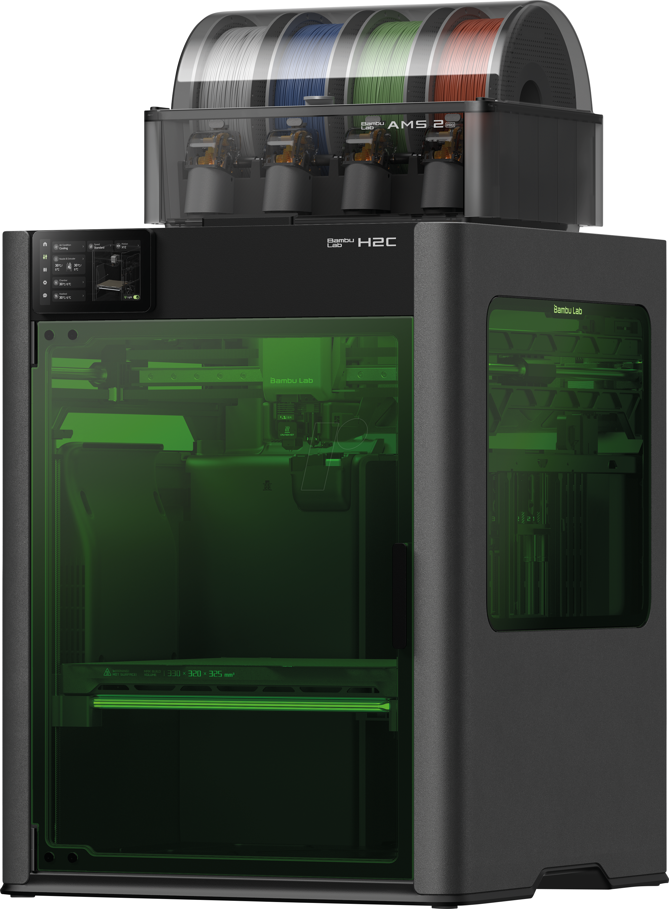 BL H2C LFC 10W - 3D Drucker, Bambu Lab H2C Laser Full Combo 10 W