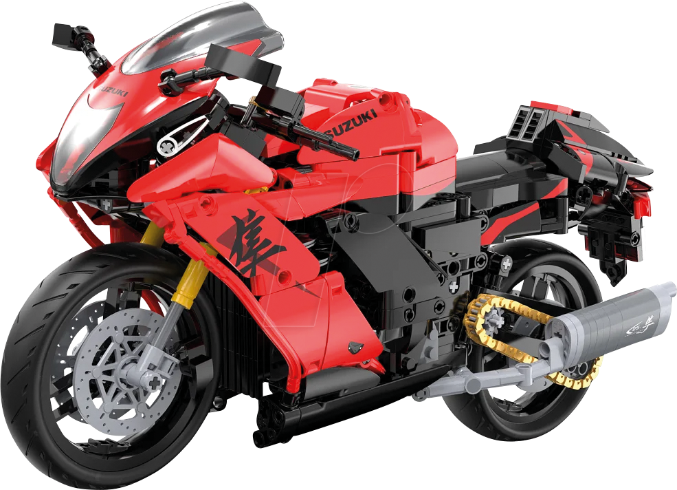 CADA 402911 - CaDA Suzuki Hayabusa 1:6 rot Bricks