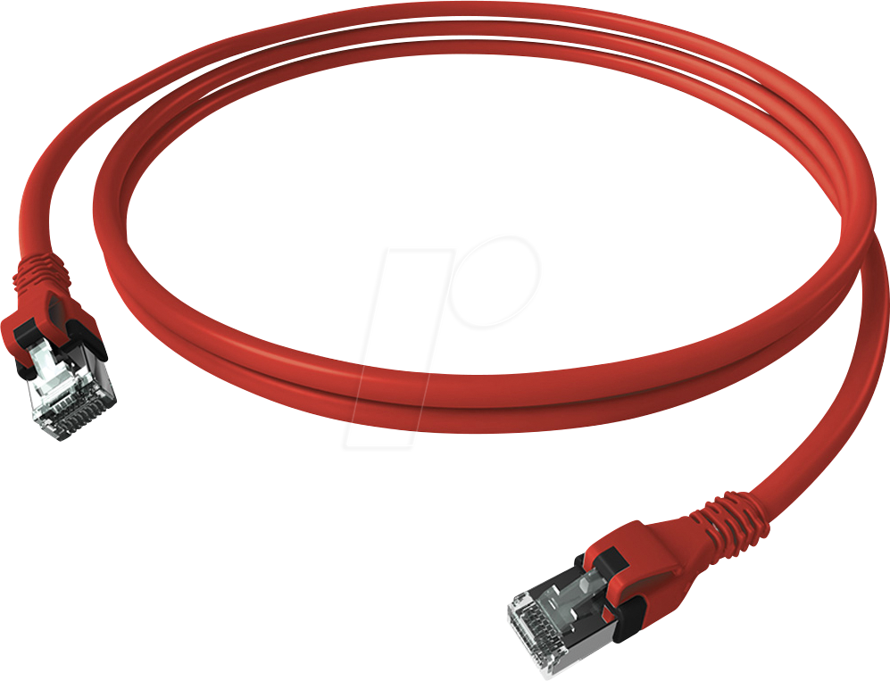 4055516006042 - CPP1ORARAR0100 - Cat6a Patchkabel DualBoot PushPull S FTP rot 10 m