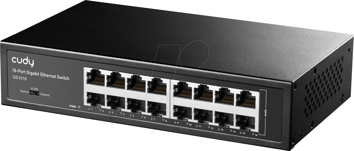 CUDY GS1016 - Switch, 16-Port, Gigabit Ethernet