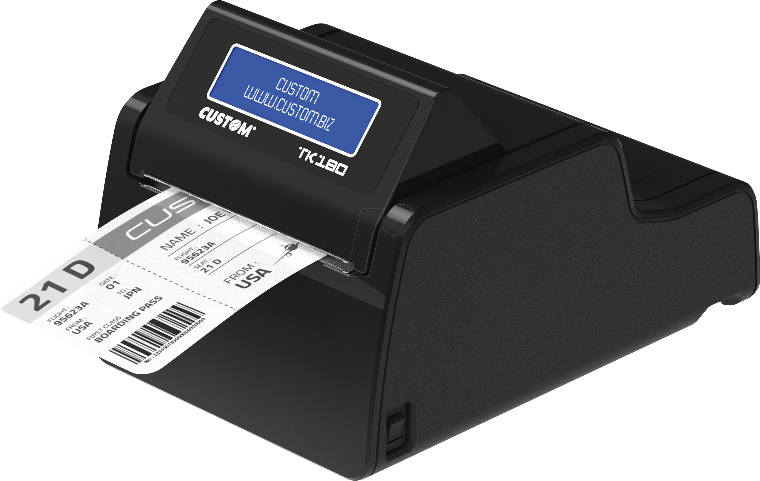 CUSTOM TK180 - Ticketdrucker, LAN/USB