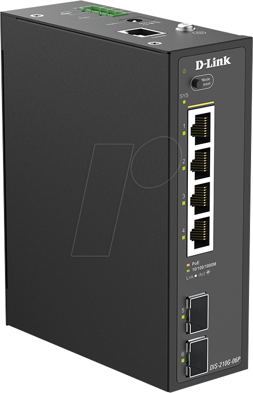 D-Link D-LinkDIS-210G-06P6-PortLayer2smartman.PoEIndust.Switch